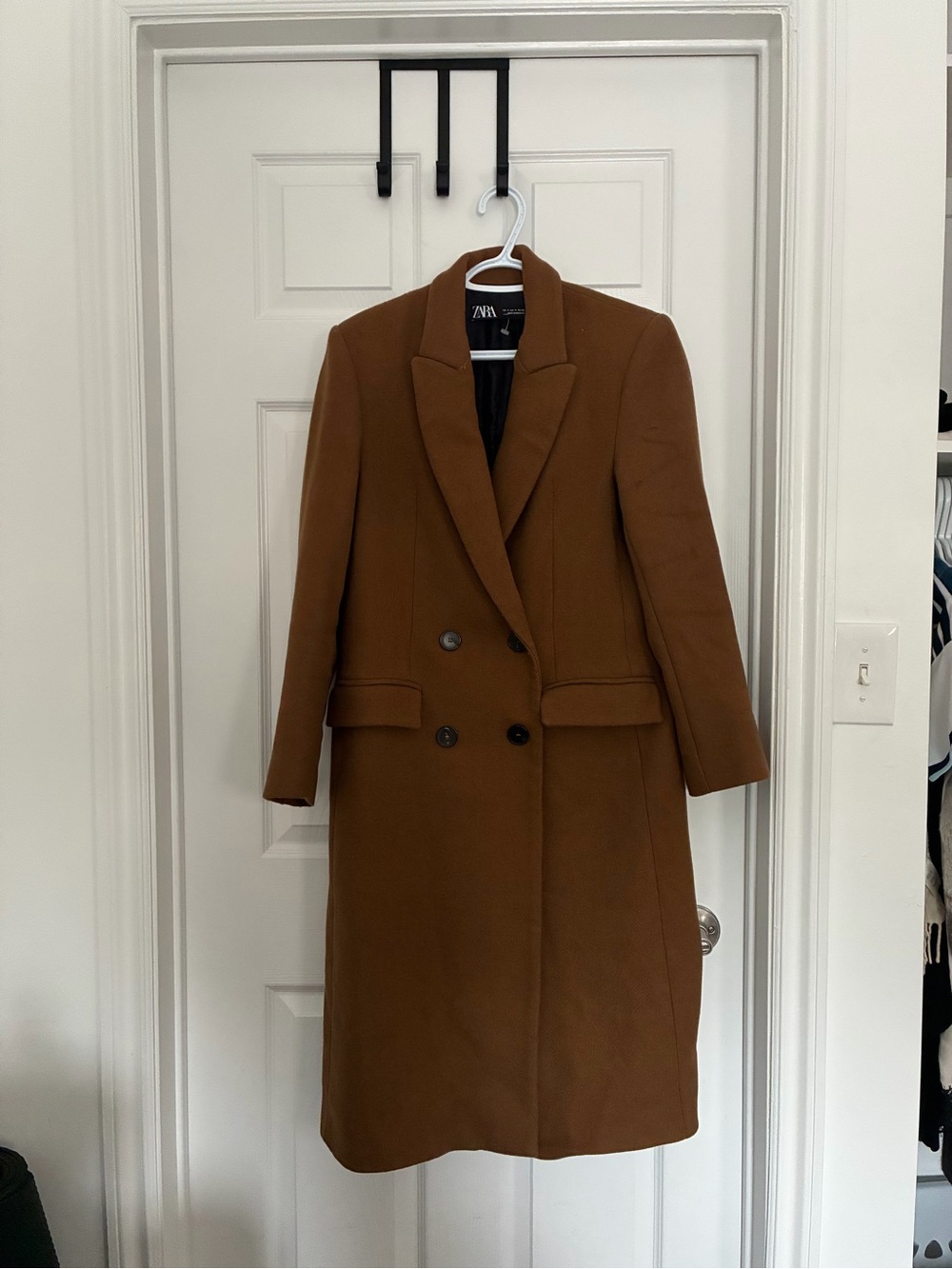 ZARA Women's Brown Long Coat